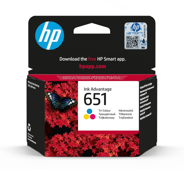 C2P11AE HP 651 Tri color Original Ink Advantage Cartridge