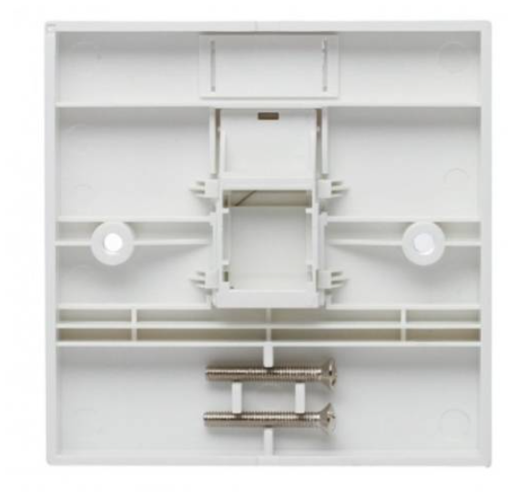 D Link Single Faceplate with Shutter White NFP0WHI11