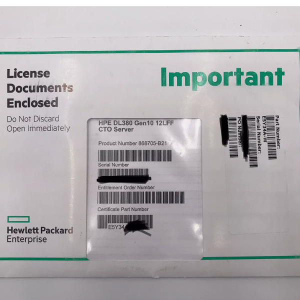 E5Y34A HPE OneView including 3yr 24x7 Support Physical 1 server LTU