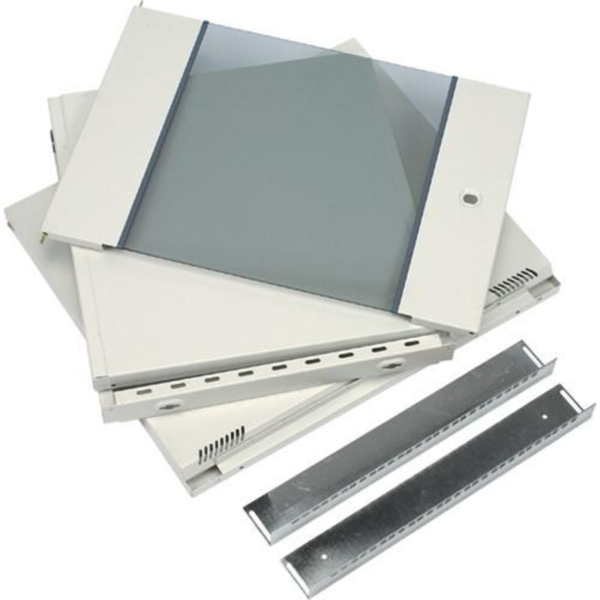 WBFP18 390SG EXCEL 21U 390MM DEEP WALL BOX FLAT PACK GREY