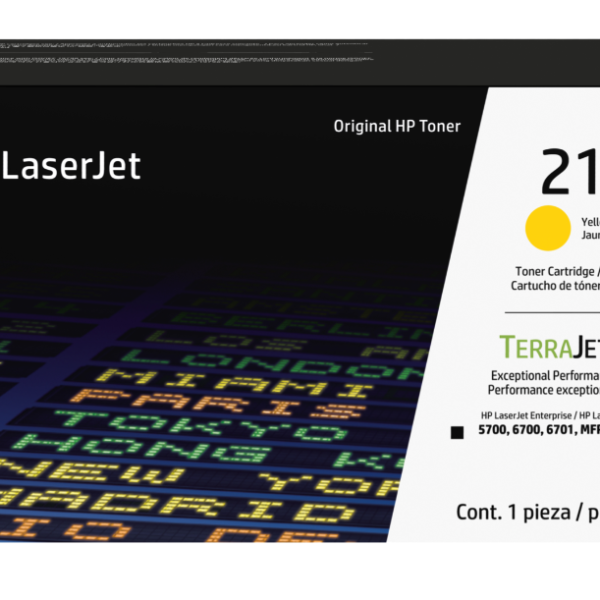 HP 213A Yellow Original LaserJet Toner Cartridge W2132A