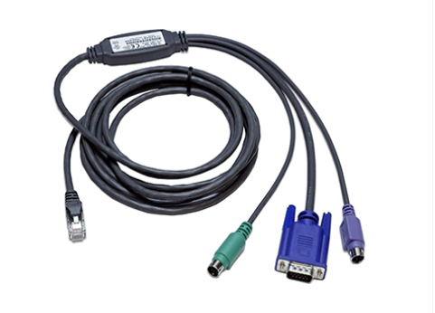 DELL DUSBIAC 10 for 10FT USB VGA CAT5 Integrated Access Cable for the Dell DAV2108 DAV2216
