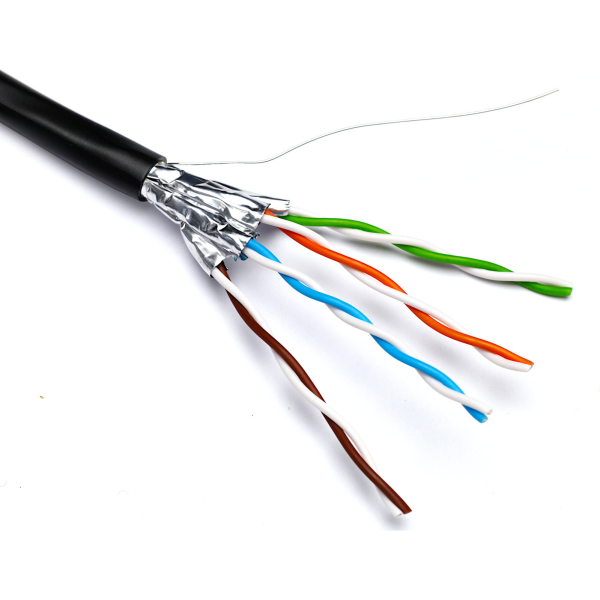 100 993 VEXCEL CAT6A U FTP EXT GRADE PE CABLE 500M BK Fca
