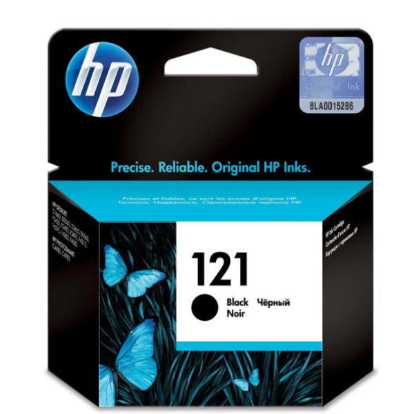 CC640HE HP 121 Black Original Ink Cartridge