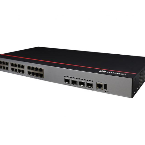 CloudEngine S5735 L24P4X A1 24 10 100 1000BASE T ports 4 10GE SFP ports PoE AC power