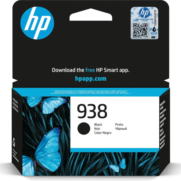 4S6X8PE HP 938 Black Original Ink Cartridge