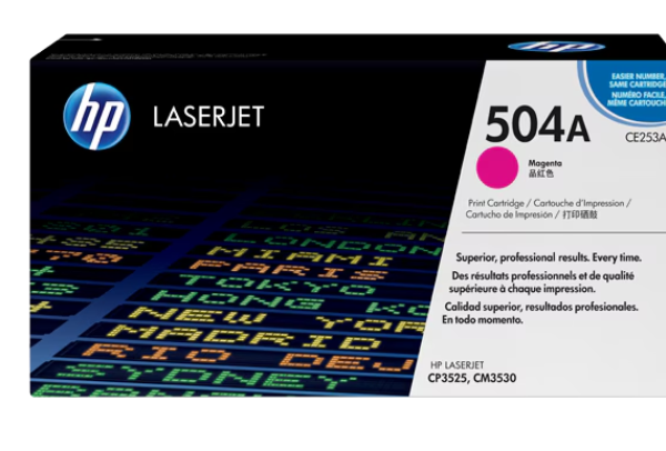 CE253A HP 504A Magenta Original LaserJet Toner Cartridge