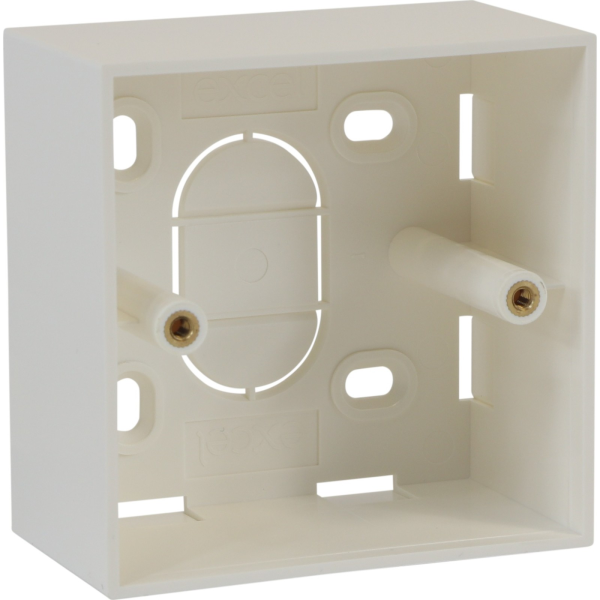 100 618 EXCEL 1 GANG 47MM DEEP BACK BOX