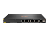 JL662A Aruba 6300M 24 port 1GbE Class 4 PoE and 4 port SFP56 Switch