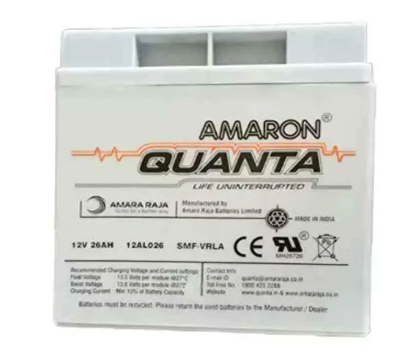 AMARON Quanta SMF Battery 26AH 12V 12AL026