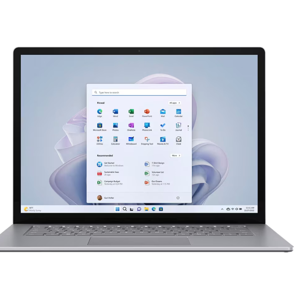 MS SURFACE LAPTOP 5 15 i7 8GB 256GB PLATINUM RBY 00001