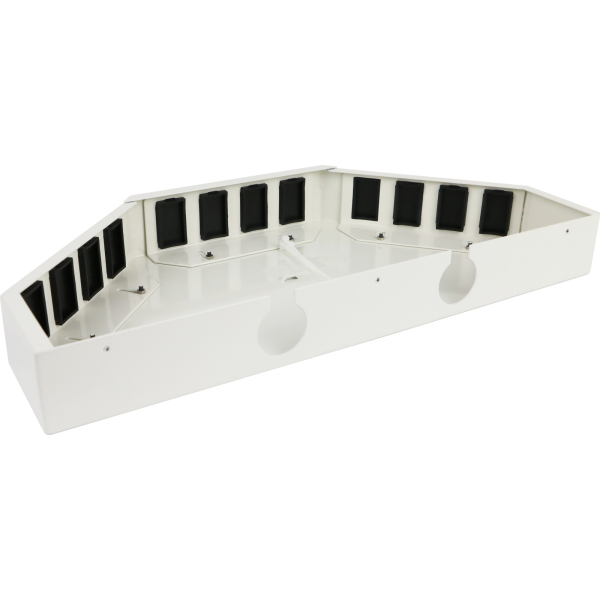 350 644 EXL 12WAY L PROFILE CONSOLIDATION POINT U L GRY WH