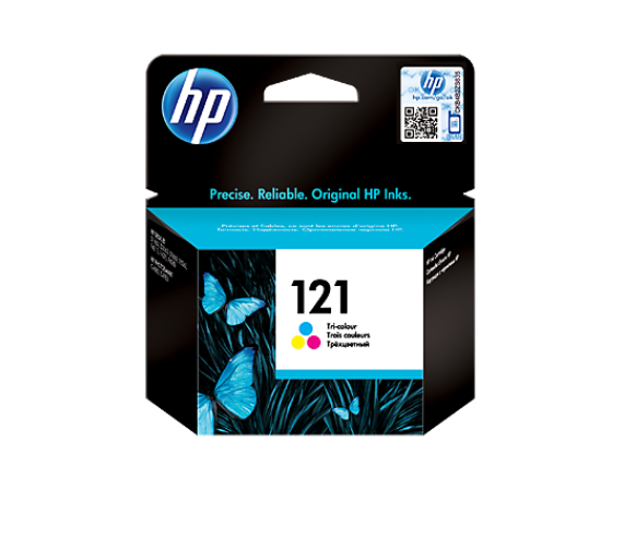 CC643HE HP 121 Tri color Original Ink Cartridge