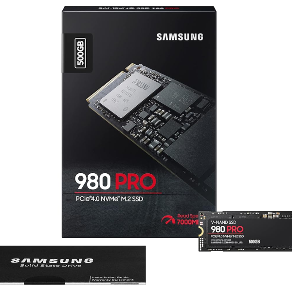 Samsung 980 PRO MZ V8P500B SSD 500 GB PCIe 4 0 x4 NVMe