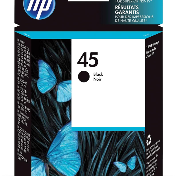 51645AE HP 45 Large Black Original Ink Cartridge
