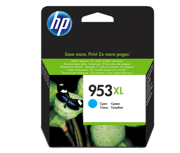 F6U16AE HP 953XL High Yield Cyan Original Ink Cartridge
