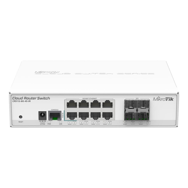 Mikrotik CRS112 8G 4S IN 8 port Gigabit Cloud Router Switch