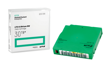 Q2078AN HPE LTO 8 Ultrium 30TB RW Non Custom Labeled Library Pack 20 Data Cartridges with Cases