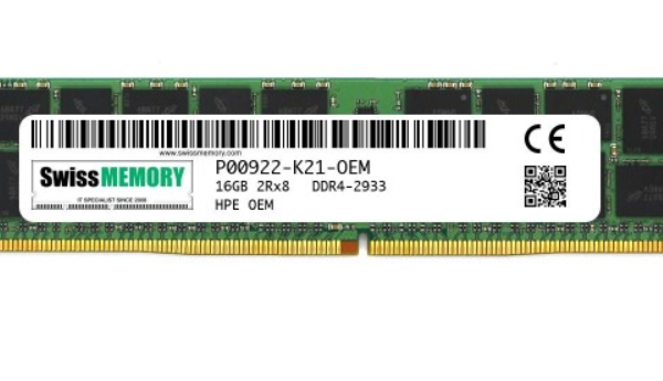 P00922 K21 HPE 16 GB 1 x 16GB Dual Rank x8 DDR4 2933
