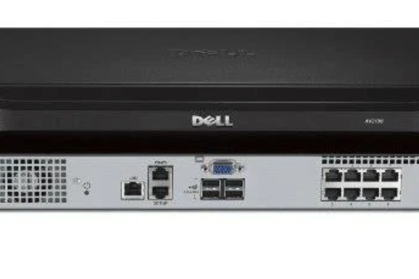450 ADZM Dell DAV2108 8 port analog upgradeable to digital KVM switch with 1 local user 1 power supply