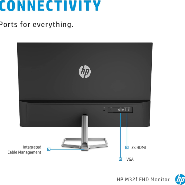 LED Monitor HP 32 0 M 32F Ultraslim Monitor