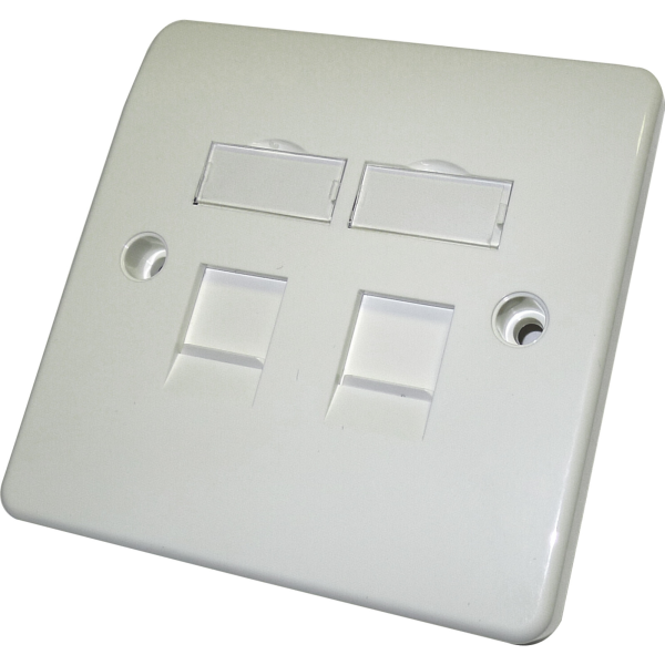 100 274 EXCEL OFFICE KEYSTONE FACEPLATE 1 PORT
