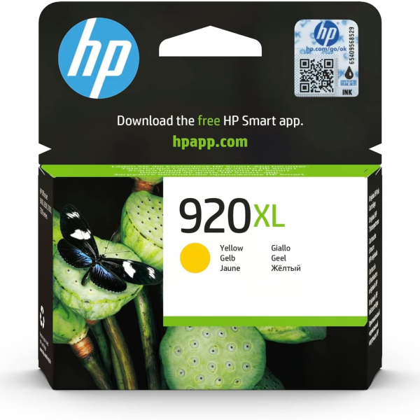 CD974AE HP 920XL High Yield Yellow Original Ink Cartridge