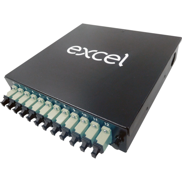 208 217 Enbeam 12 LC Dplx MM Beige din rail box
