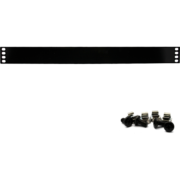 100 598 EXCEL 1U BLANK PLATE BLACK