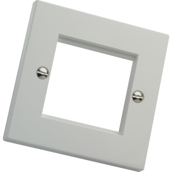 100 714 EXCEL SINGLE GANG FLAT F PLATE