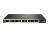 JL659A Aruba 6300M 48 port HPE Smart Rate1 2 5 5GbE Class 6 PoE and 4 port SFP56 Switch