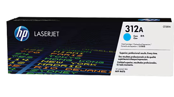 CF381A HP 312A Cyan Original LaserJet Toner Cartridge