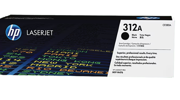 CF380A HP 312A Black Original LaserJet Toner Cartridge