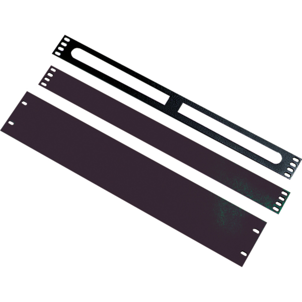 100 602 EXCEL 2U BLANK PLATE BLACK