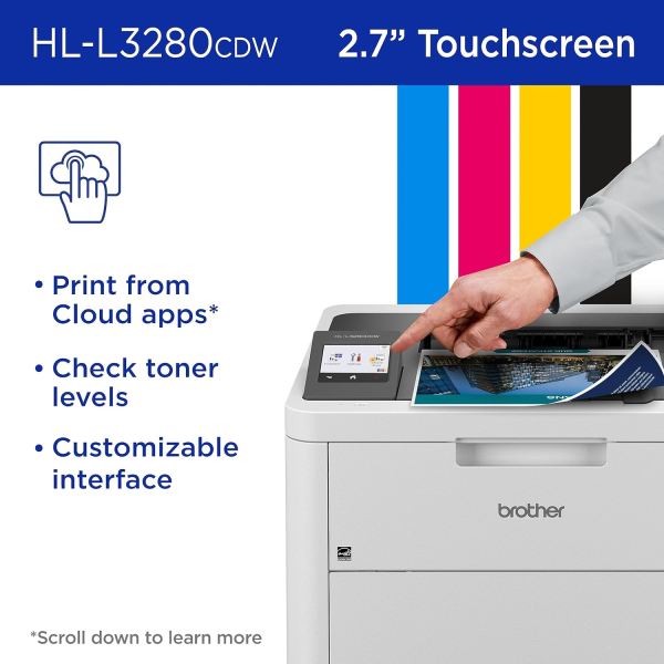 BROTHER LASER HL Lbr3280 CDW Wireless Compact Digital Color Printer