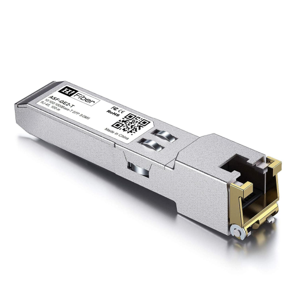 SFP 1000BASE T RJ45 SFP Electrical Module Auto Negotiate 100m