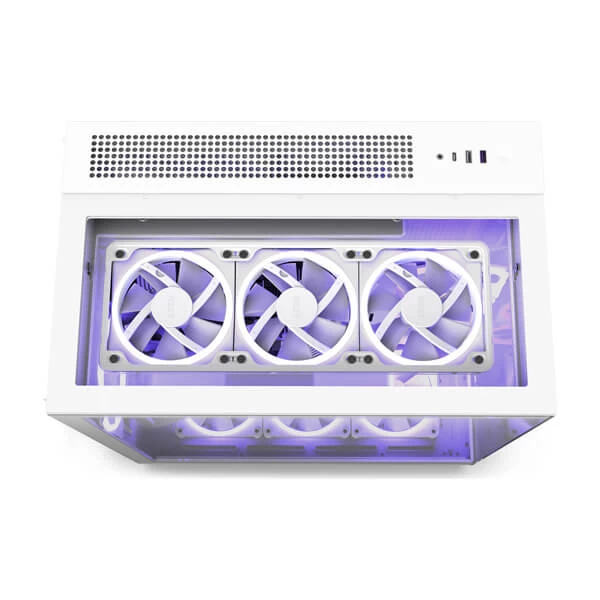 CM H91EW 01 NZXT H9 Elite Edition White ATX Mid Tower Case