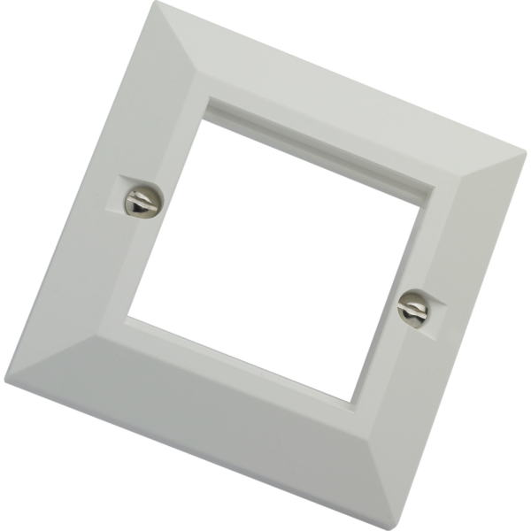 100 712 EXCEL SINGLE GANG BEVELLED F PLATE