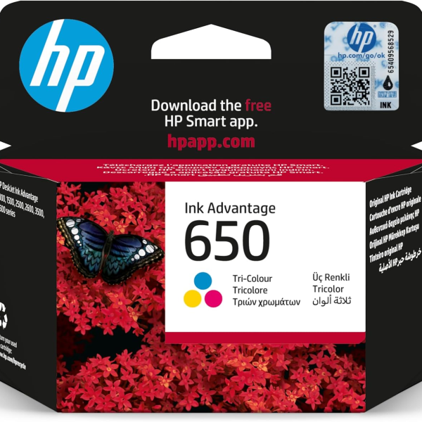 CZ102AK HP 650 Tri color Original Ink Cartridge