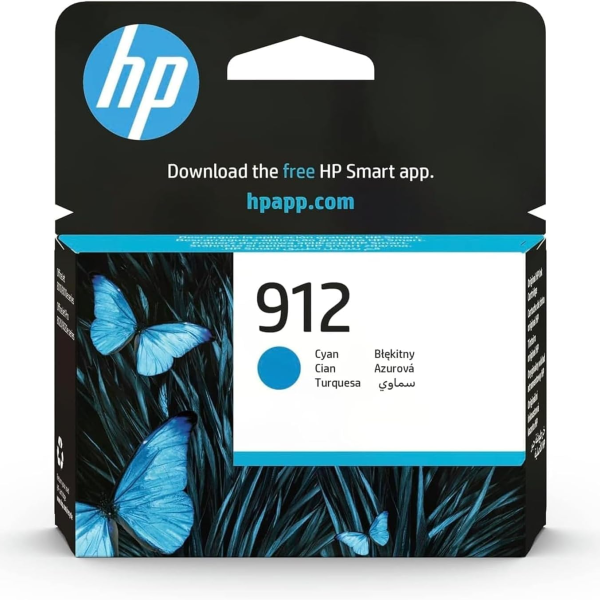 3YL77AE HP 912 Cyan Original Ink Cartridge