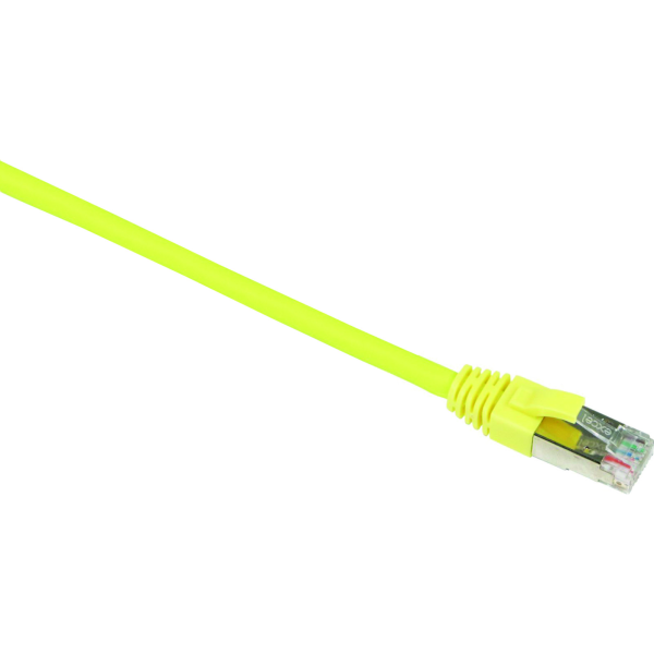 100 448 EXCEL CAT6 3M BOOTED FTP LSOH PATCH LEAD YELLOW