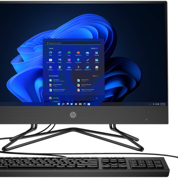 HP AIO 200 21 5 G4 I3 1215U 4GB 256GBSSD FHD Dos Grey Arb
