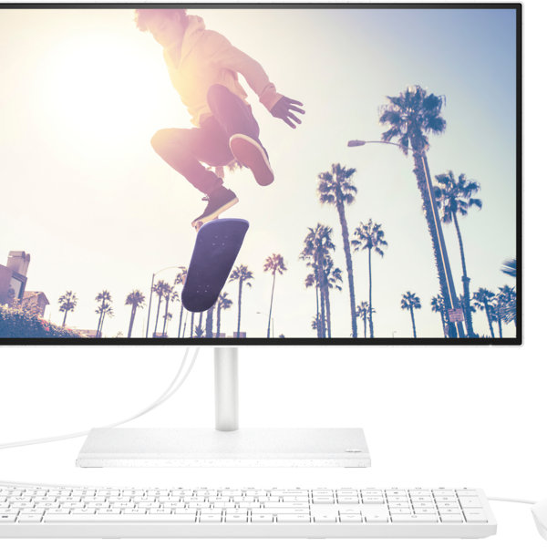HP AIO 24 cb1038nh i7 1255U 8GB 512GBSSD 23 8FHD TCH DOS WHITE ENG