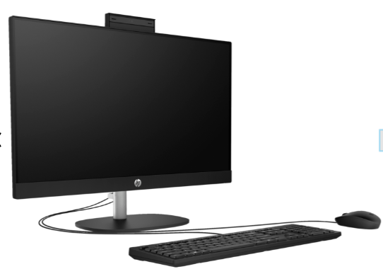 HP 24 CR0308NH AIO Intel i5 1334U 8GB RAM 512GB SSD Non Touch DOS Black 1YR