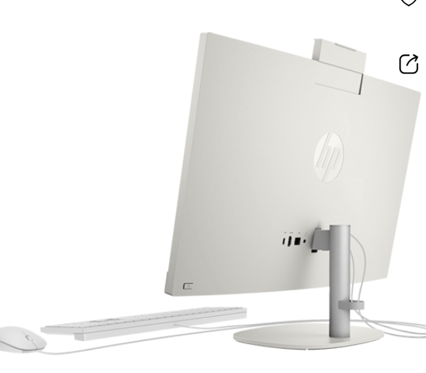 HP AIO 24 cr0123nh i5 1335U 8GB 512GBSSD 23 8FHD NT DOS SHELL WHITE ENG 91A41EA BH5