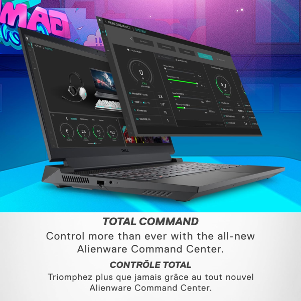 Dell G15 AMD Ryzen 7 7840HS 16 GB 2 x 8 GB DDR5 512 GB