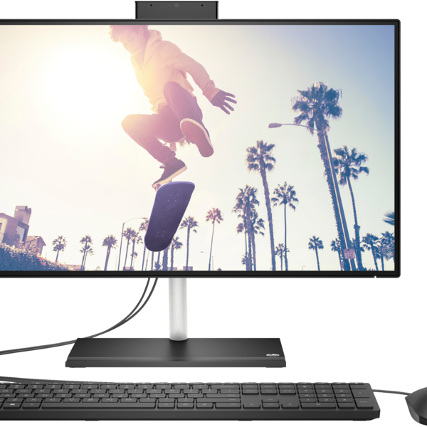 HP AIO 24 cb1024nh i5 1235U 8GB 512GBSSD 23 8FHD TCH DOS BLACK ENG