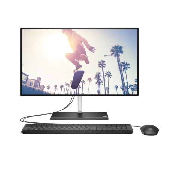 HP AIO 24 cb1035nh i7 1255U 8GB 512GBSSD MX450 2GB 23 8FHD TCH DOS BLACK ENG