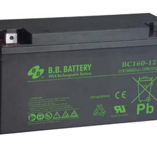 BB Battery 12V 160AH UPS Lead Acid Battery BC160 12