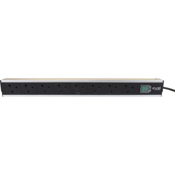 D13 8 EXL EXCEL POWER STRIP 8WY VERTICAL